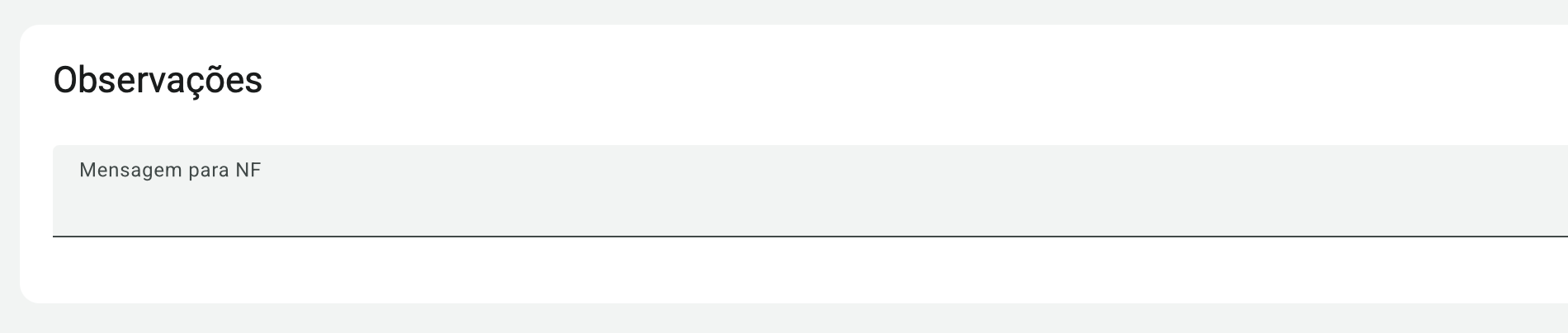 observações